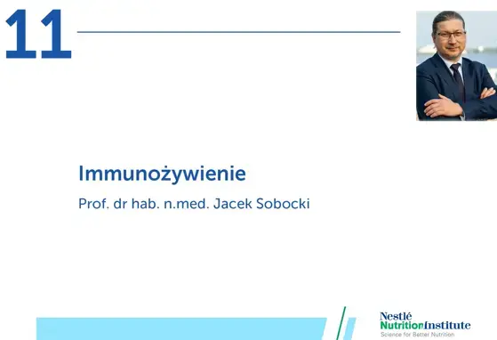 Okładka do nagrania odcinka 11 z serii wykładów żywienie medyczne