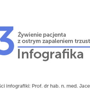 okładka do infografiki Żywienie pacjenta z ostrym zapaleniem trzustki