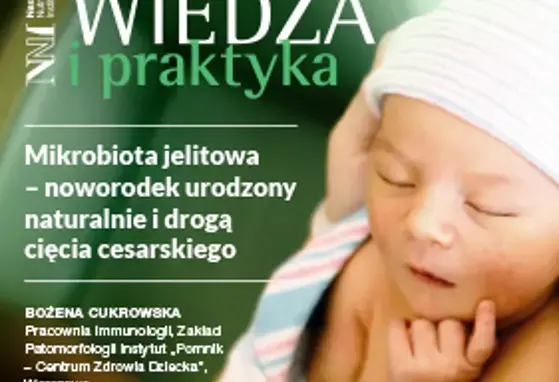 Mikrobiota jelitowa – noworodek urodzony naturalnie i drogą cięcia cesarskiego