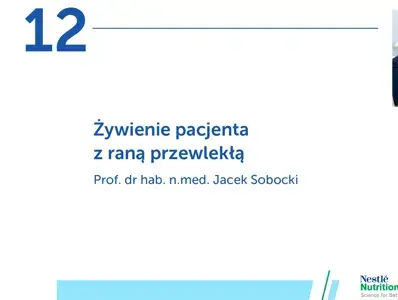 Okładka do nagrania odcinka 12 Żywienie pacjenta z raną przewlekłą